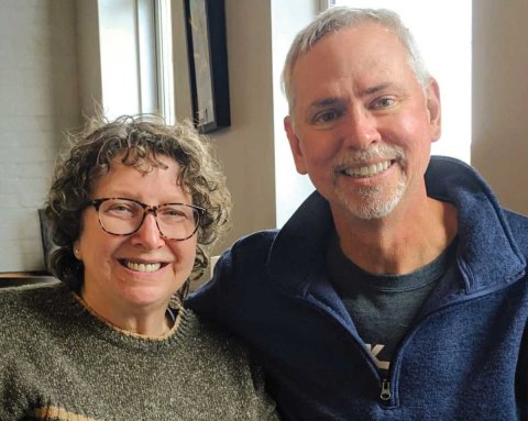 Retired teachers Carla and Jon Womack run a campground along the Shawnee Hills Wine Trail, in southern Illinois.