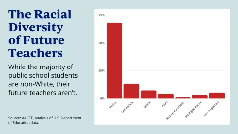 racial diversity of future teachers